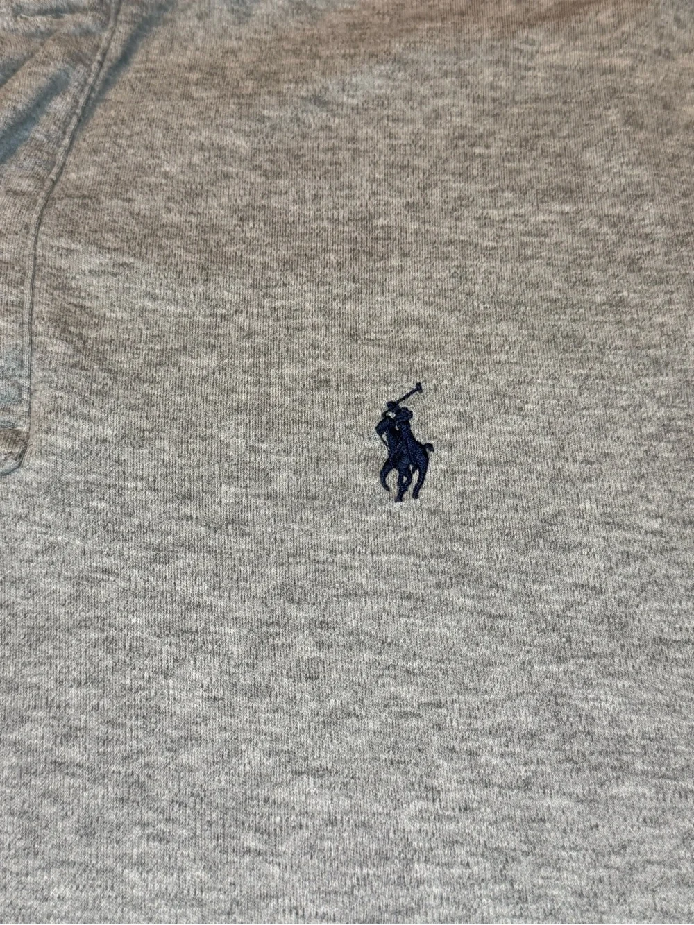 Vintage Polo by Ralph Lauren Men’s Grey Short-Sleeve Polo Shirt